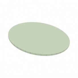 5mm 12inch - Sage Round Matt Masonite Board