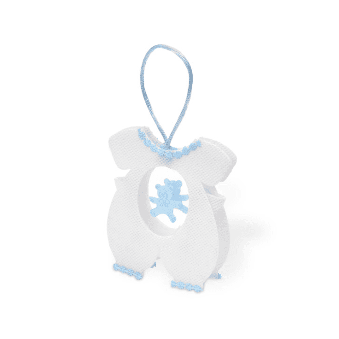 The Cake & Sugarcraft Store Blue Baby Outfit Favour Pouch - Pack of 10