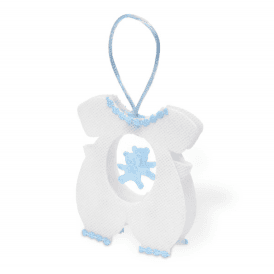 Blue Baby Outfit Favour Pouch - Pack of 10
