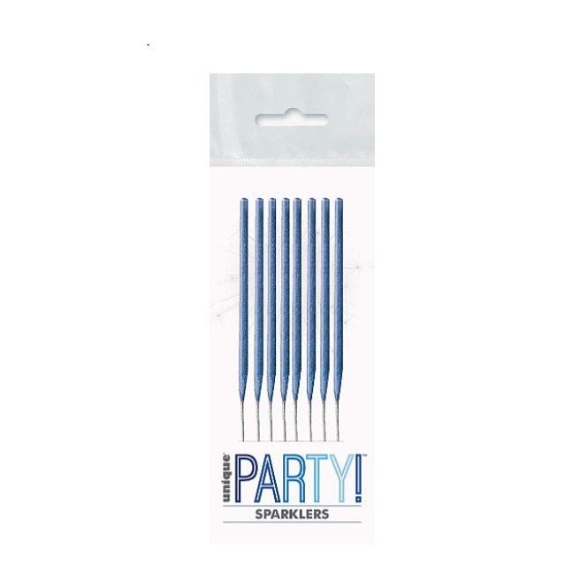 The Cake & Sugarcraft Store Blue Cake Sparkler x 8