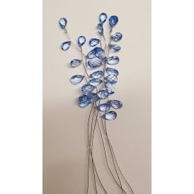 Blue Crystal Spray Set of 6