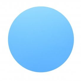 Blue Round Masonite Board 10inch