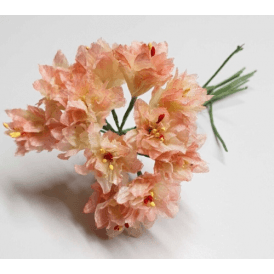 Blush Pink Silk Flower Spray Flower
