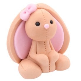 Brown Bunny Edible Cake Topper Sugar Decoration