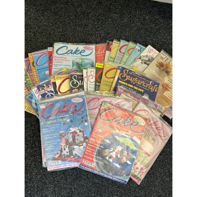 The Cake & Sugarcraft Store Cake Craft Magazines Mystery Bag of 10