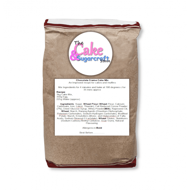 The Cake & Sugarcraft Store Chocolate Creme Cake Mix 1kg