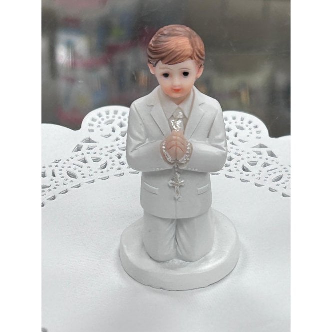 The Cake & Sugarcraft Store Communion Christening Kneeling Boy