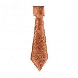 Copper Self Adhesive Satin Ties Set of 12