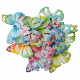 Crystal Candy Edible Waffer Butterflies