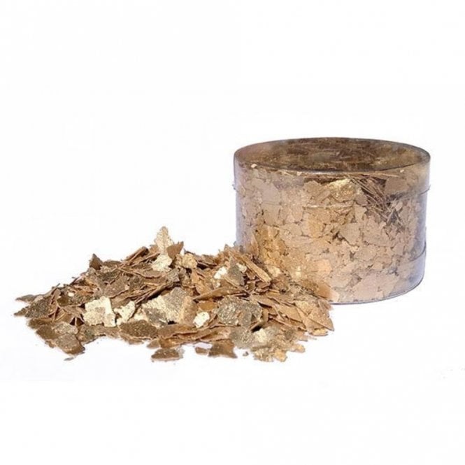 The Cake & Sugarcraft Store Crystal Candy - Golden Wings Edible Flakes - 7g