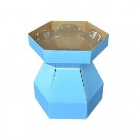Cupcake Bouquet Box - Iceberg Blue