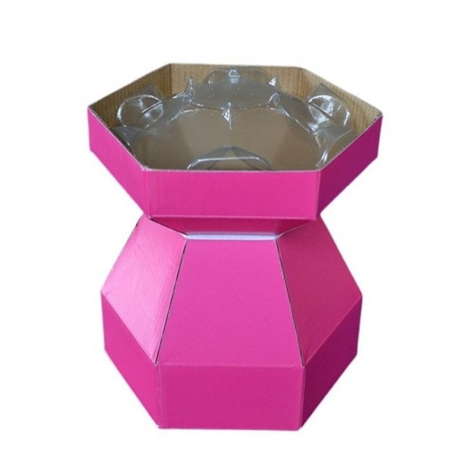 The Cake & Sugarcraft Store Cupcake Bouquet Box - Passion Flower (Cerise)