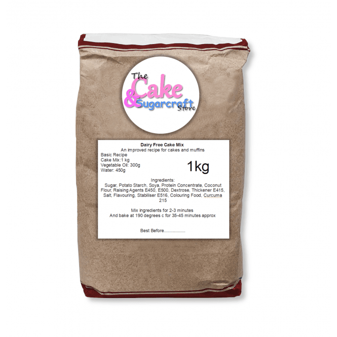 The Cake & Sugarcraft Store Dairy Free Cake Mix 1kg