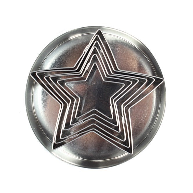 The Cake & Sugarcraft Store Deco Pac Star Cutter Set - 6 Pieces Cutter