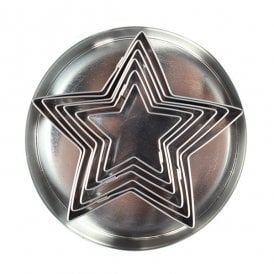 Deco Pac Star Cutter Set - 6 Pieces Cutter