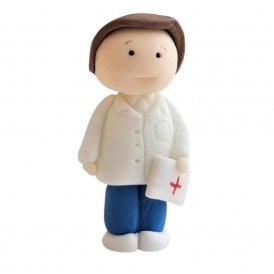 Doctor Edible Sugar Cake Topper