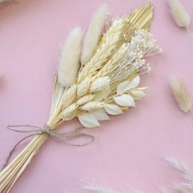Dried Palm Leaf Spray - Gold 