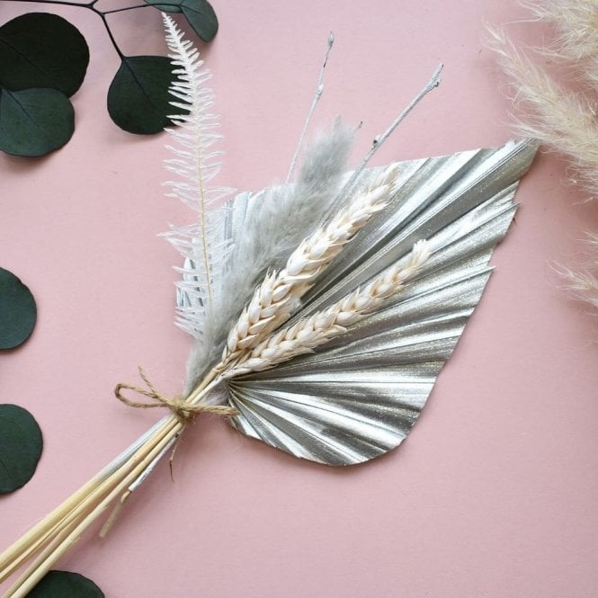 The Cake & Sugarcraft Store Dried Palm Leaf Spray - Silvers