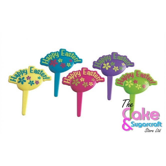 The Cake & Sugarcraft Store Easter Egg Picks - Pack of 5