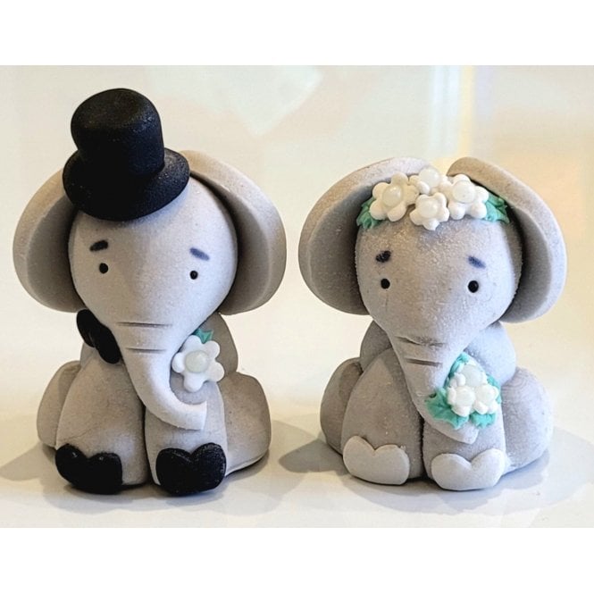 The Cake & Sugarcraft Store Edible Elephant Bride and Groom