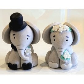 Edible Elephant Bride and Groom