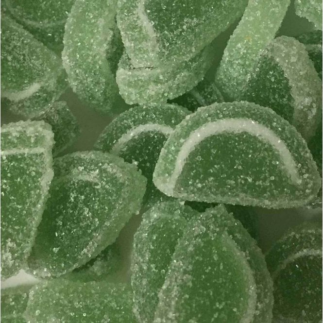 The Cake & Sugarcraft Store Edible Mini Lime Jelly Fruit Slices - 50g