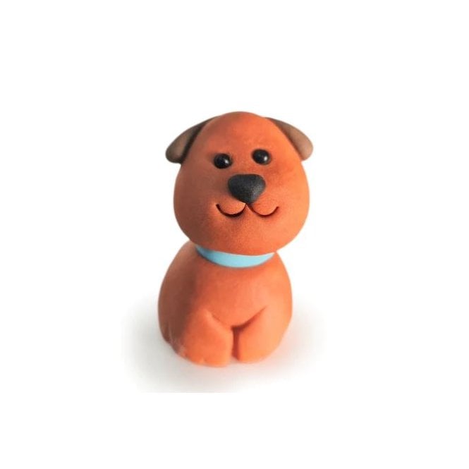 The Cake & Sugarcraft Store Edible Sugar Brown Dog Cake Topper
