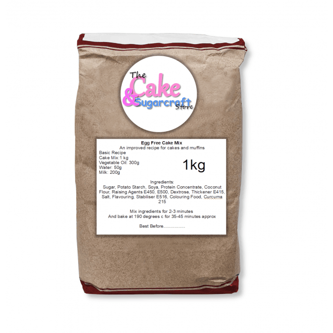 The Cake & Sugarcraft Store Egg Free Cake Mix 1kg