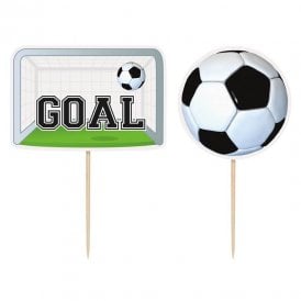 Football Cupcake Toppers 6 Pack
