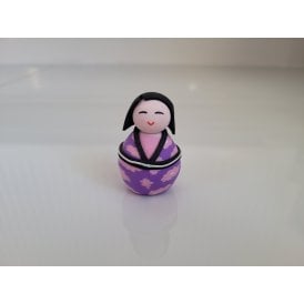 Geisha Doll Topper - 5.5 cm Purple