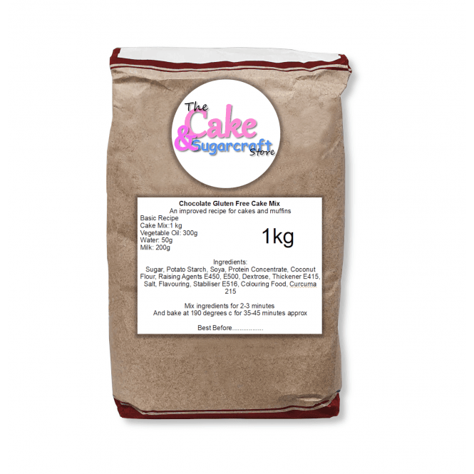 The Cake & Sugarcraft Store Gluten Free Chocolate Cake Mix 1kg