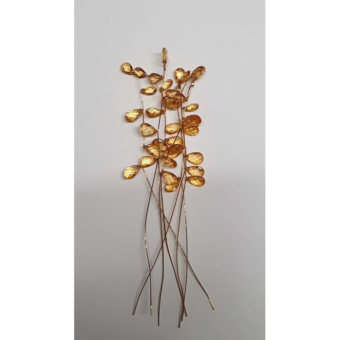 The Cake & Sugarcraft Store Gold Crystal Spray Set of 6
