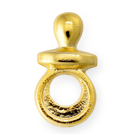 Gold Dummy Decoration - Pack of 10