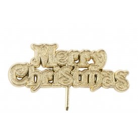 Gold Merry Christmas - Motto Pack of 5