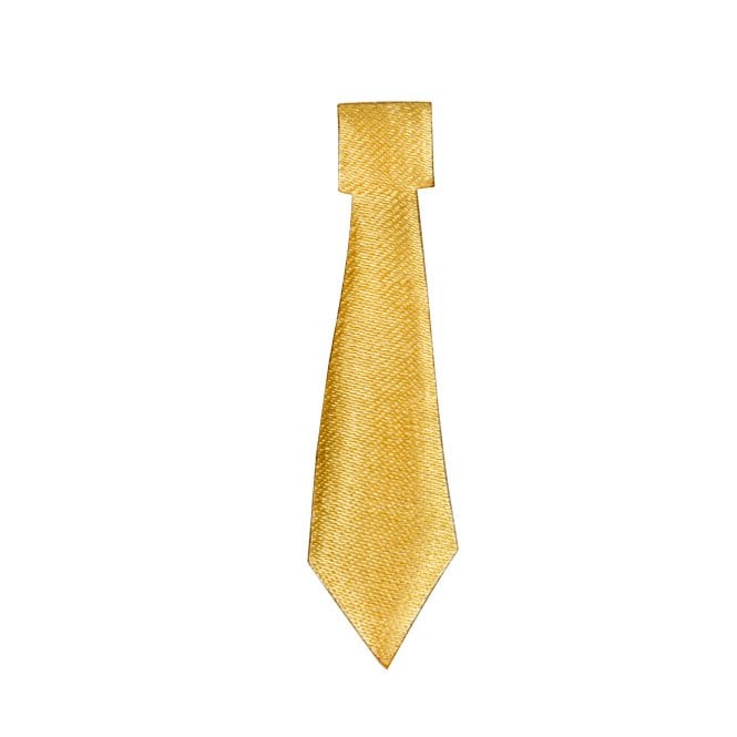 The Cake & Sugarcraft Store Gold Self Adhesive Satin Ties Set of 12