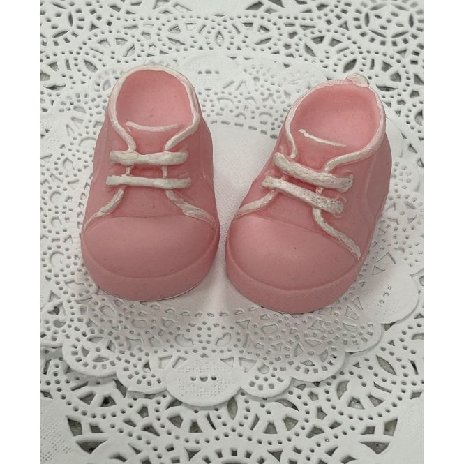 The Cake & Sugarcraft Store Handmade Sugar Baby Booties - Pink