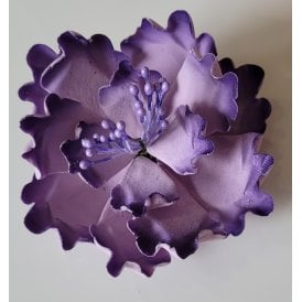 Hard Sugar Peony With Pearl Stamens - 2Tone Lilac/Deep Lilac