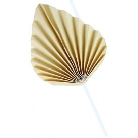 Ivory Palm Leaf