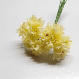 Lemon Yellow Silk Flower Spray