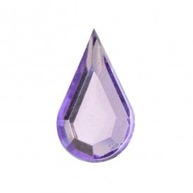 Lilac Drops Self Adhesive Crystal Set of 24