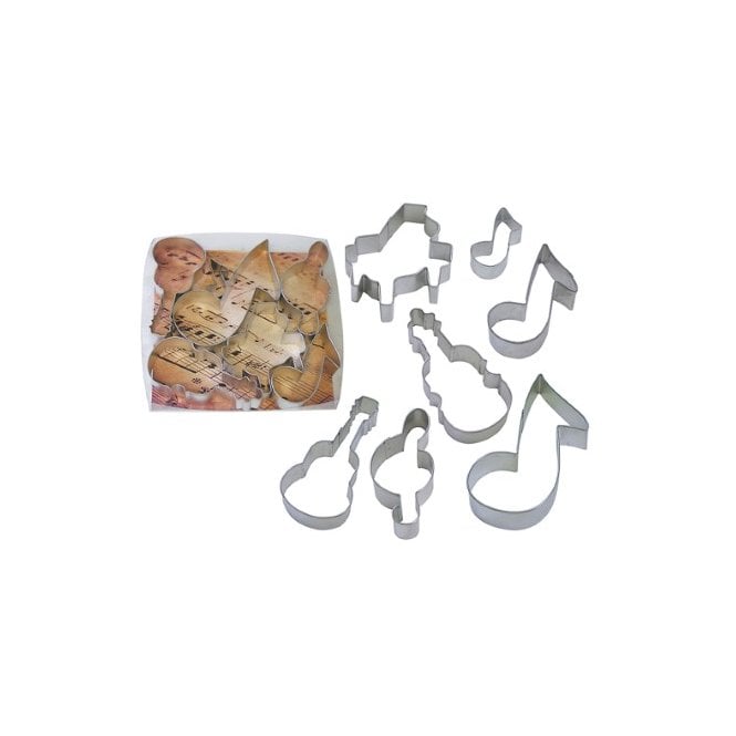 The Cake & Sugarcraft Store Music Cutter Set 7 Piece