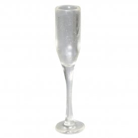 Plastic Champagne Flute Glasses - Set Of 6