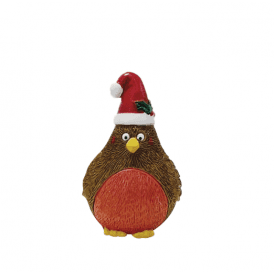 Plump Christmas Robin Resin Cake Topper