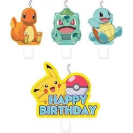 Pokémon Candles 4 Pack