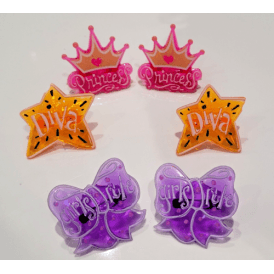 Princess Diva Girls Rule Cupcake Rings Pack of 6
