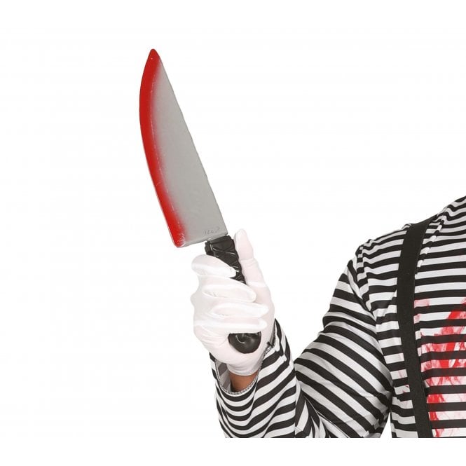 The Cake & Sugarcraft Store Scary Plastic Knife Bloody Cake Topper 37 cm 