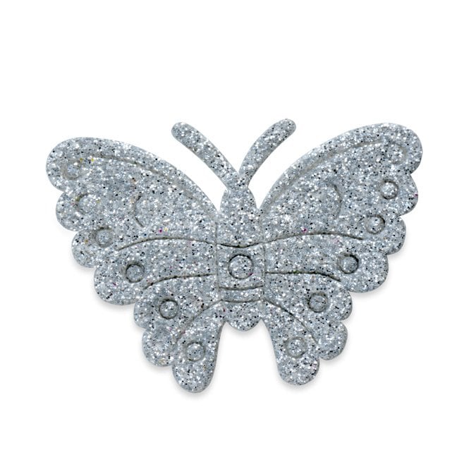 The Cake & Sugarcraft Store Self Adhesive Glitter Butterfly x 12