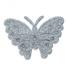 Self Adhesive Glitter Butterfly x 12