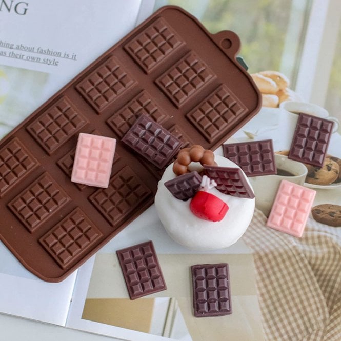 The Cake & Sugarcraft Store Silicone Brick Chocolate Bar Mould