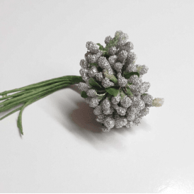 Silver Stamen Flowers Mini Spray